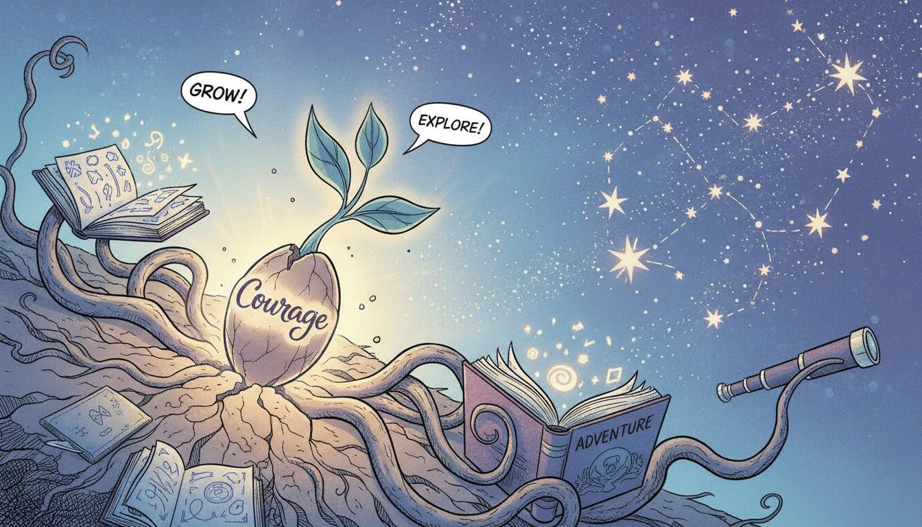 童话故事里的勇气种子如何在现实中开出励志花朵